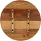 vidaXL - Tafelblad - rond - 15-16 - mm - 70 - cm - massief - gerecycled - hout