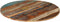 vidaXL - Tafelblad - rond - 15-16 - mm - 80 - cm - massief - gerecycled - hout