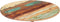 vidaXL - Tafelblad - rond - 15-16 - mm - 80 - cm - massief - gerecycled - hout
