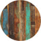 vidaXL - Tafelblad - rond - 15-16 - mm - 80 - cm - massief - gerecycled - hout