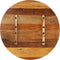 vidaXL - Tafelblad - rond - 15-16 - mm - 80 - cm - massief - gerecycled - hout