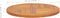 vidaXL - Tafelblad - rond - 2,5 - cm - 50 - cm - massief - teakhout