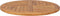 vidaXL - Tafelblad - rond - 2,5 - cm - 80 - cm - massief - teakhout