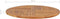 vidaXL - Tafelblad - rond - 2,5 - cm - 90 - cm - massief - teakhout