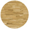 vidaXL - Tafelblad - rond - 23 - mm - 600 - mm - massief - eikenhout