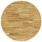 vidaXL - Tafelblad - rond - 23 - mm - 700 - mm - massief - eikenhout