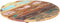 vidaXL - Tafelblad - rond - 25-27 - mm - 40 - cm - massief - gerecycled - hout