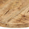 vidaXL - Tafelblad - rond - 25-27 - mm - 50 - cm - massief - mangohout