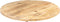 vidaXL - Tafelblad - rond - 25-27 - mm - 50 - cm - massief - mangohout