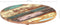 vidaXL - Tafelblad - rond - 25-27 - mm - 50 - cm - massief - gerecycled - hout