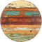 vidaXL - Tafelblad - rond - 25-27 - mm - 60 - cm - massief - gerecycled - hout