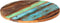 vidaXL - Tafelblad - rond - 25-27 - mm - 60 - cm - massief - gerecycled - hout