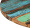 vidaXL - Tafelblad - rond - 25-27 - mm - 60 - cm - massief - gerecycled - hout