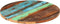 vidaXL - Tafelblad - rond - 25-27 - mm - 60 - cm - massief - gerecycled - hout