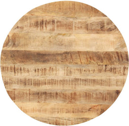 vidaXL - Tafelblad - rond - 25-27 - mm - 70 - cm - massief - mangohout