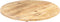 vidaXL - Tafelblad - rond - 25-27 - mm - 70 - cm - massief - mangohout