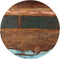 vidaXL - Tafelblad - rond - 25-27 - mm - 70 - cm - massief - gerecycled - hout