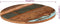 vidaXL - Tafelblad - rond - 25-27 - mm - 70 - cm - massief - gerecycled - hout