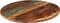 vidaXL - Tafelblad - rond - 25-27 - mm - 70 - cm - massief - gerecycled - hout