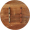 vidaXL - Tafelblad - rond - 25-27 - mm - 70 - cm - massief - gerecycled - hout