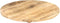 vidaXL - Tafelblad - rond - 25-27 - mm - 80 - cm - massief - mangohout