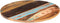 vidaXL - Tafelblad - rond - 25-27 - mm - 80 - cm - massief - gerecycled - hout