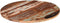 vidaXL - Tafelblad - rond - 25-27 - mm - 80 - cm - massief - gerecycled - hout