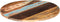 vidaXL - Tafelblad - rond - 25-27 - mm - 80 - cm - massief - gerecycled - hout
