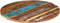 vidaXL - Tafelblad - rond - 25-27 - mm - 80 - cm - massief - gerecycled - hout