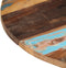 vidaXL - Tafelblad - rond - 25-27 - mm - 80 - cm - massief - gerecycled - hout