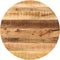 vidaXL - Tafelblad - rond - Ã - 90x2,5 - cm - massief - ruw - mangohout