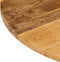 vidaXL - Tafelblad - rond - Ã - 90x2,5 - cm - massief - ruw - mangohout