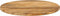 vidaXL - Tafelblad - rond - Ã - 90x2,5 - cm - massief - ruw - mangohout