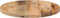 vidaXL - Tafelblad - rond - Ø - 40x1,5 - cm - massief - ruw - mangohout