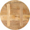 vidaXL - Tafelblad - rond - Ø - 40x2,5 - cm - massief - ruw - mangohout