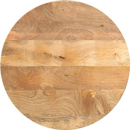 vidaXL - Tafelblad - rond - Ø - 40x3,8 - cm - massief - ruw - mangohout