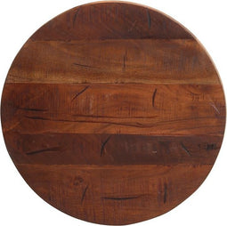 vidaXL - Tafelblad - rond - Ø - 50x2,5 - cm - massief - gerecycled - hout