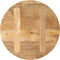 vidaXL - Tafelblad - rond - Ø - 50x2,5 - cm - massief - ruw - mangohout