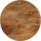 vidaXL - Tafelblad - rond - Ø - 50x3,8 - cm - massief - ruw - mangohout