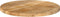 vidaXL - Tafelblad - rond - Ø - 50x3,8 - cm - massief - ruw - mangohout