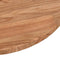 vidaXL - Tafelblad - rond - Ø - 60x1,5 - cm - bewerkt - massief - eikenhout - lichtbruin