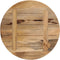 vidaXL - Tafelblad - rond - Ø - 60x1,5 - cm - massief - ruw - mangohout