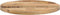 vidaXL - Tafelblad - rond - Ø - 60x2,5 - cm - massief - ruw - mangohout