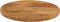 vidaXL - Tafelblad - rond - Ø - 60x2,5 - cm - massief - ruw - mangohout