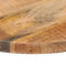 vidaXL - Tafelblad - rond - Ø - 60x2,5 - cm - massief - ruw - mangohout