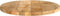 vidaXL - Tafelblad - rond - Ø - 60x2,5 - cm - massief - ruw - mangohout