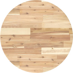 vidaXL - Tafelblad - rond - Ø - 60x2 - cm - massief - acaciahout