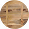 vidaXL - Tafelblad - rond - Ø - 60x3,8 - cm - massief - ruw - mangohout