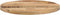 vidaXL - Tafelblad - rond - Ø - 60x3,8 - cm - massief - ruw - mangohout