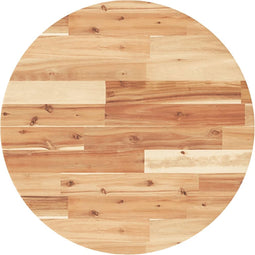 vidaXL - Tafelblad - rond - Ø - 60x4 - cm - massief - acaciahout
